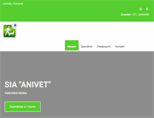 Tablet Screenshot of anivet.lv