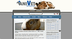 Desktop Screenshot of anivet.cz